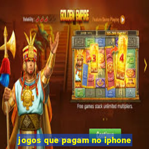 jogos que pagam no iphone