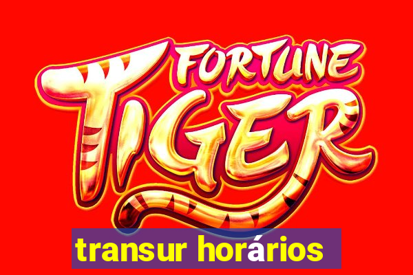 transur horários