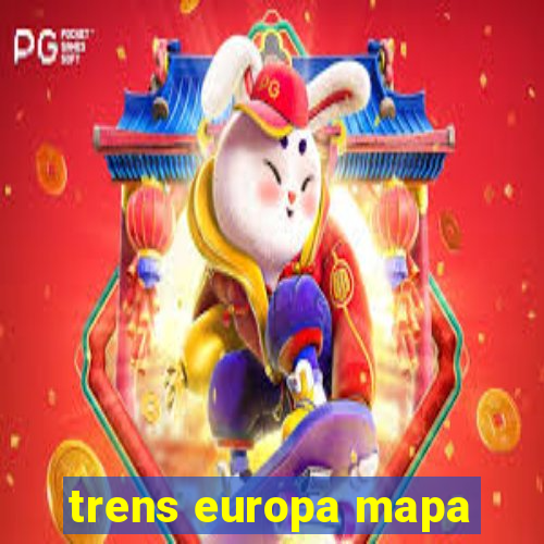 trens europa mapa