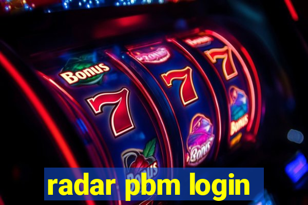 radar pbm login