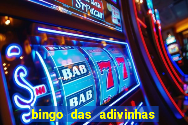 bingo das adivinhas para imprimir