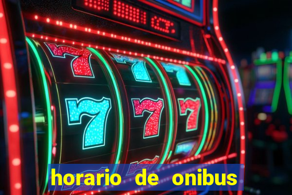 horario de onibus santos dumont x juiz de fora