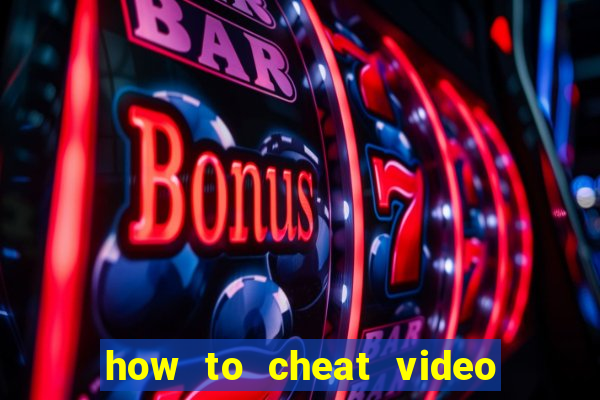 how to cheat video slot machines