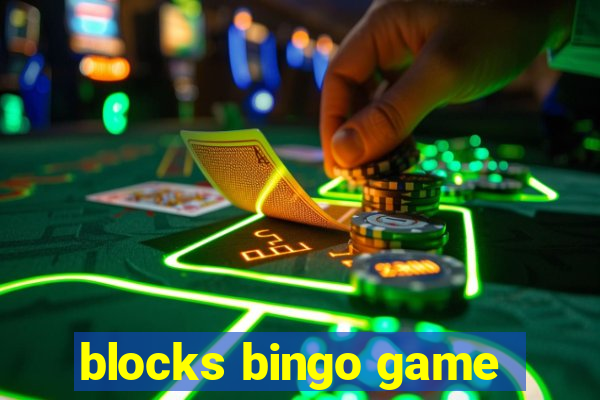 blocks bingo game