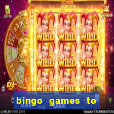 bingo games to play for free