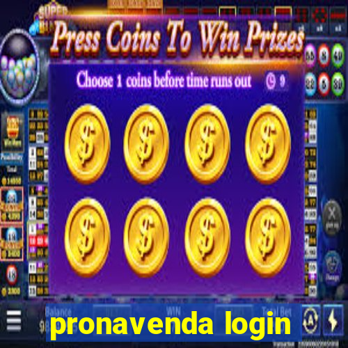 pronavenda login