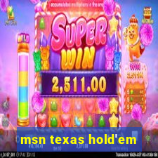 msn texas hold'em