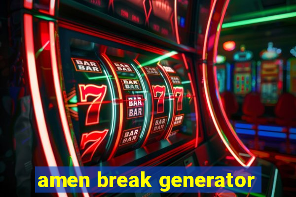 amen break generator