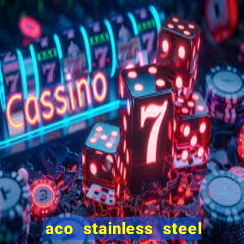 aco stainless steel slot drain