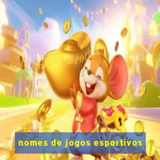 nomes de jogos esportivos