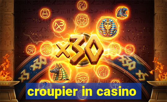 croupier in casino