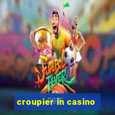 croupier in casino