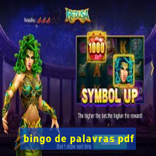 bingo de palavras pdf