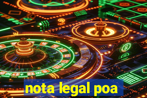 nota legal poa