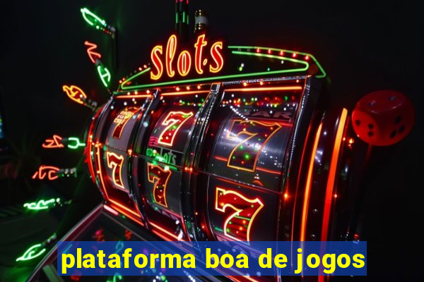 plataforma boa de jogos