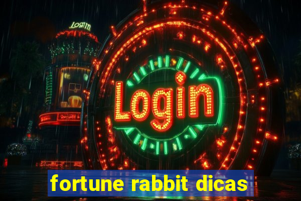 fortune rabbit dicas