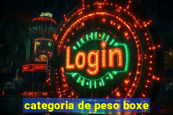 categoria de peso boxe