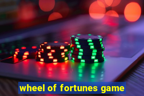 wheel of fortunes game