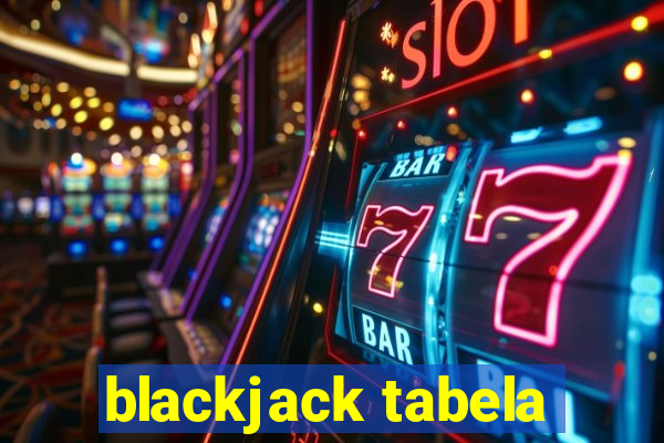 blackjack tabela