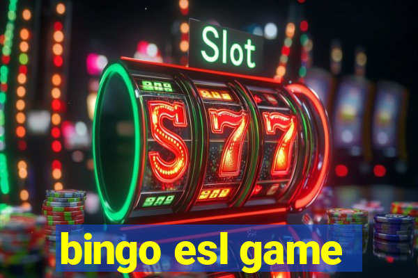 bingo esl game