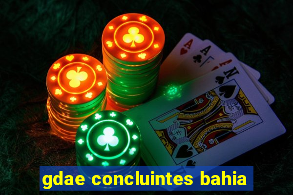 gdae concluintes bahia