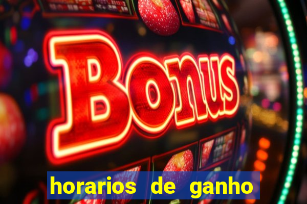 horarios de ganho do fortune tiger