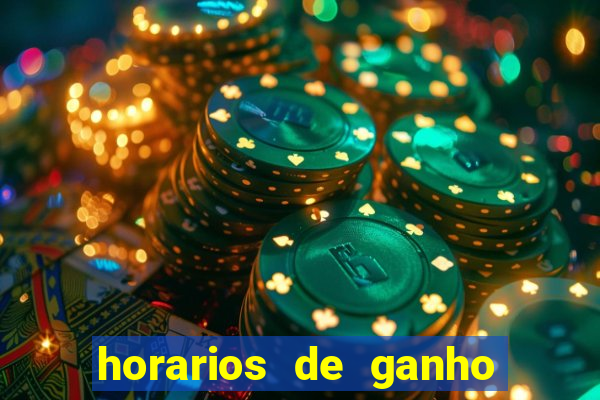 horarios de ganho do fortune tiger