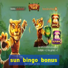 sun bingo bonus code no deposit