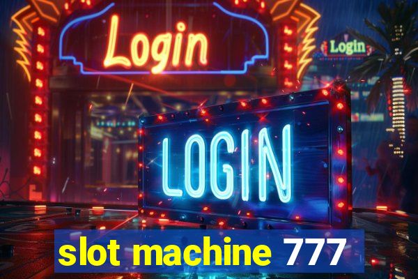 slot machine 777