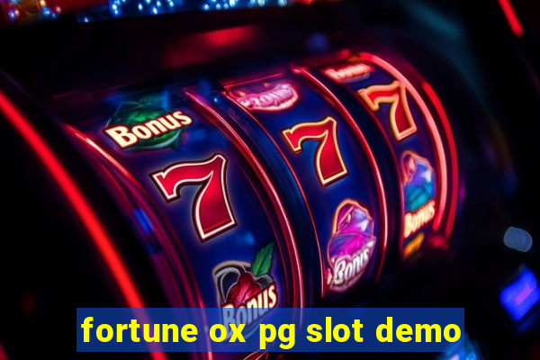 fortune ox pg slot demo