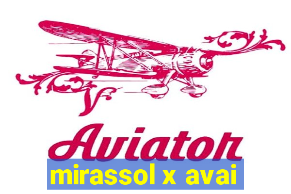 mirassol x avai