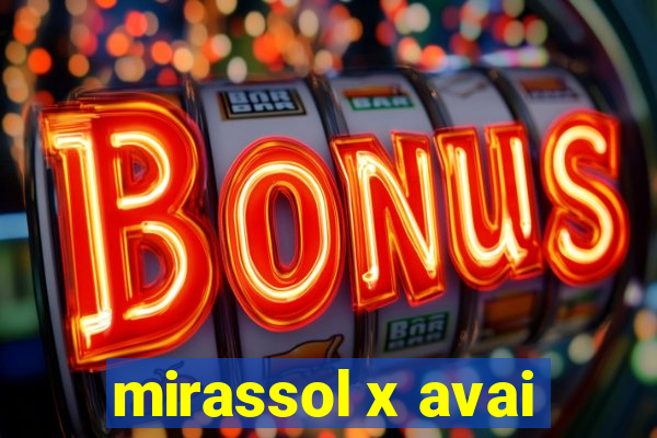 mirassol x avai