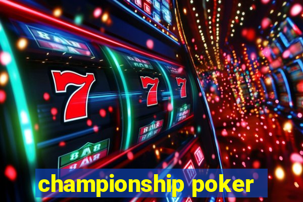 championship poker