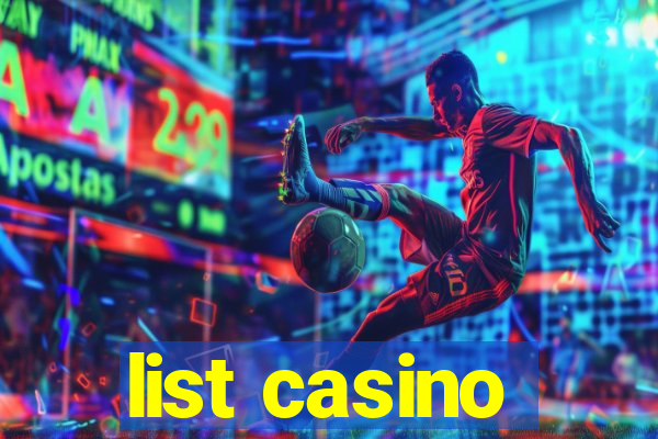 list casino