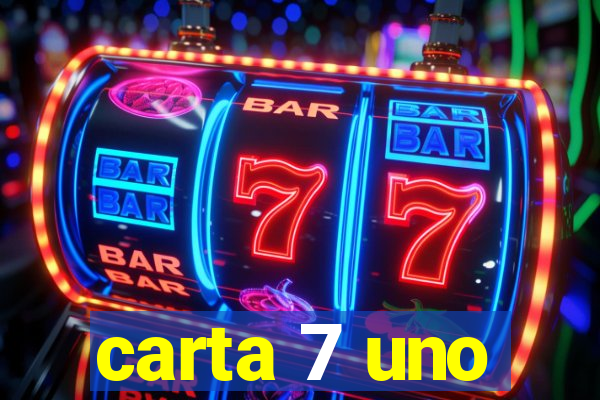 carta 7 uno