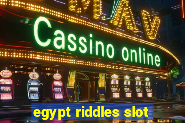 egypt riddles slot