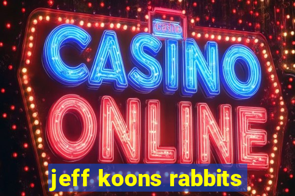 jeff koons rabbits