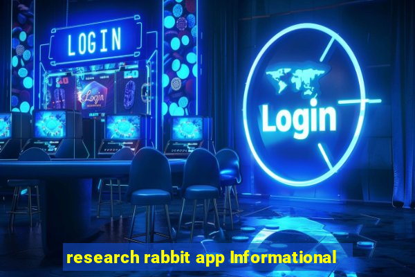 research rabbit app Informational