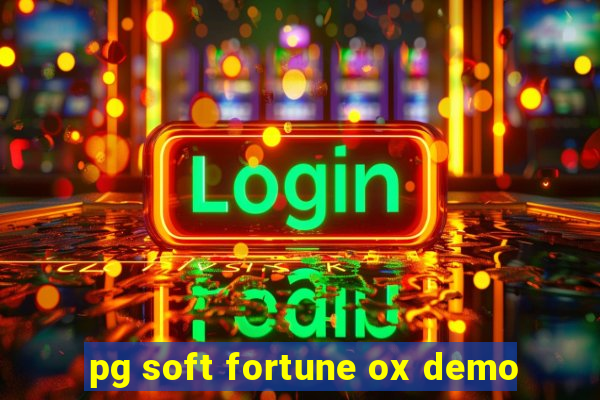 pg soft fortune ox demo