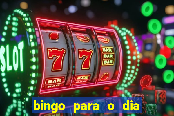 bingo para o dia da mulher