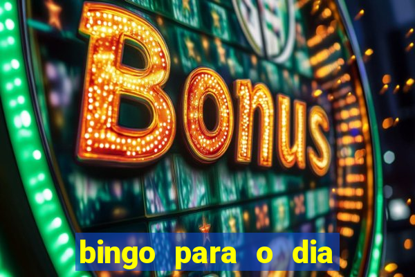 bingo para o dia da mulher