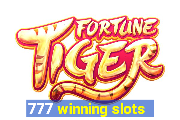 777 winning slots