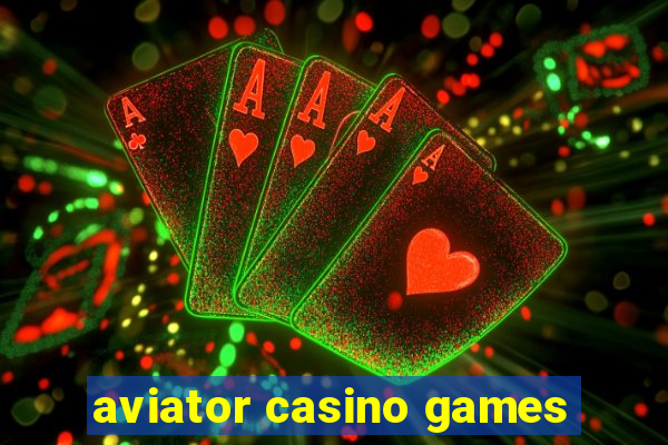 aviator casino games