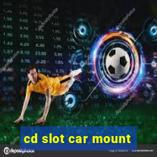 cd slot car mount