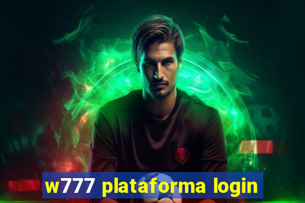 w777 plataforma login