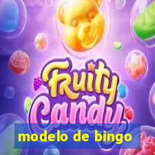 modelo de bingo