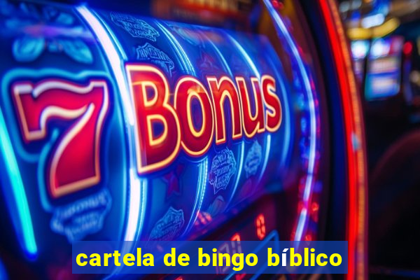 cartela de bingo bíblico