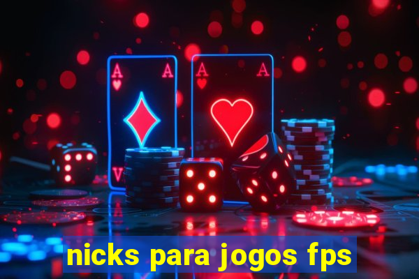 nicks para jogos fps