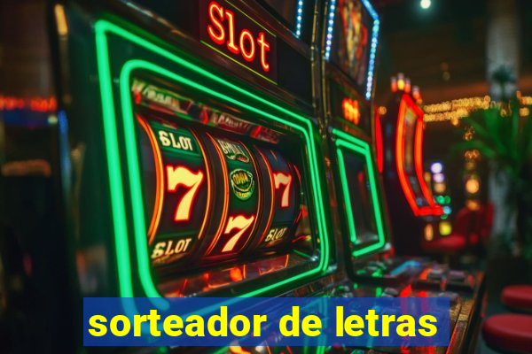 sorteador de letras