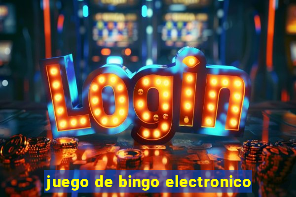 juego de bingo electronico